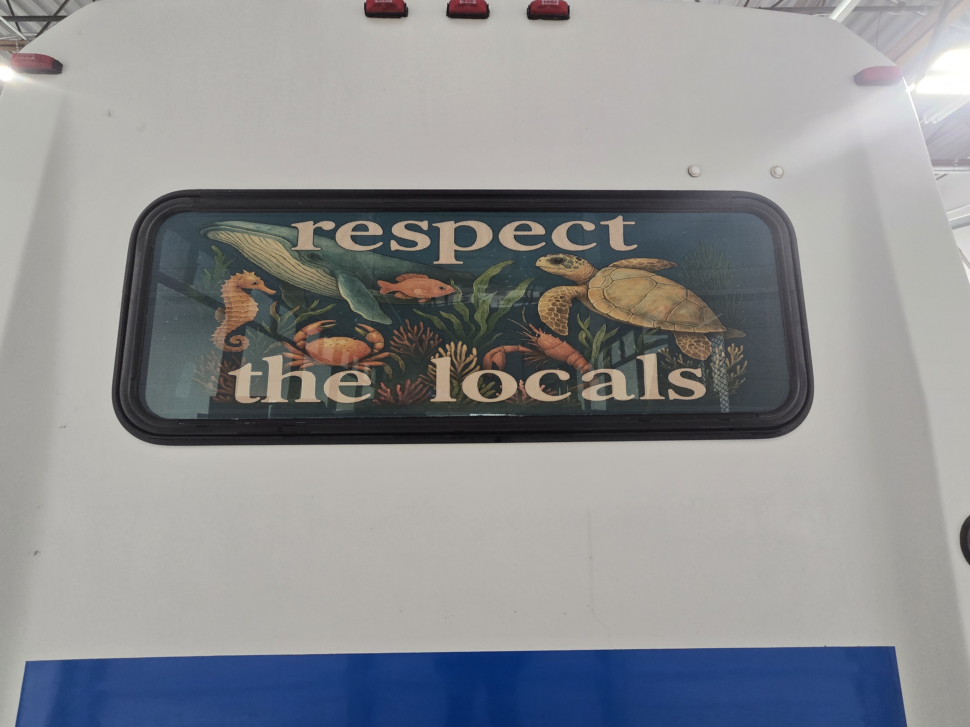 Respect the Locals window decal