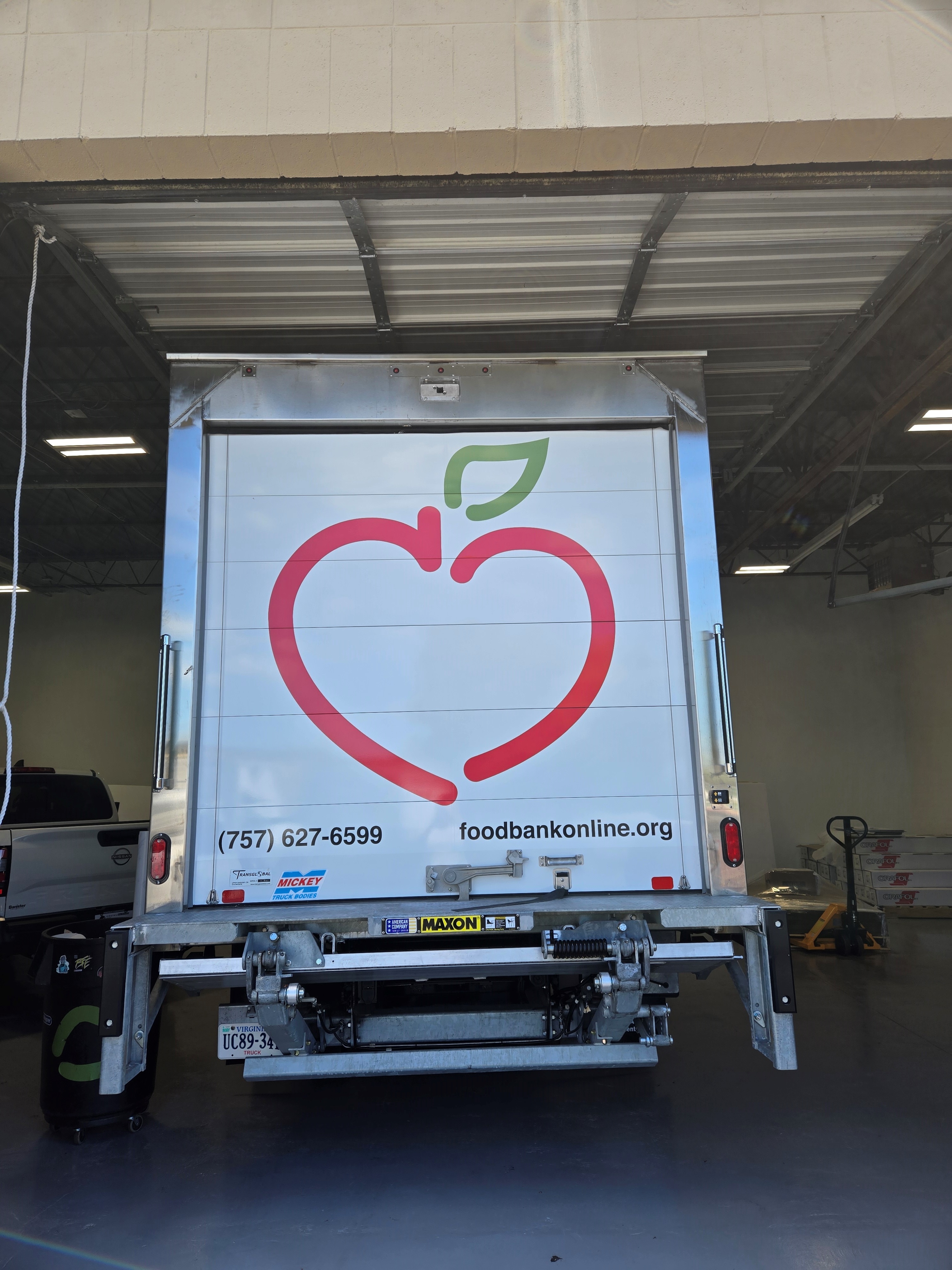 Foodbank truck graphics