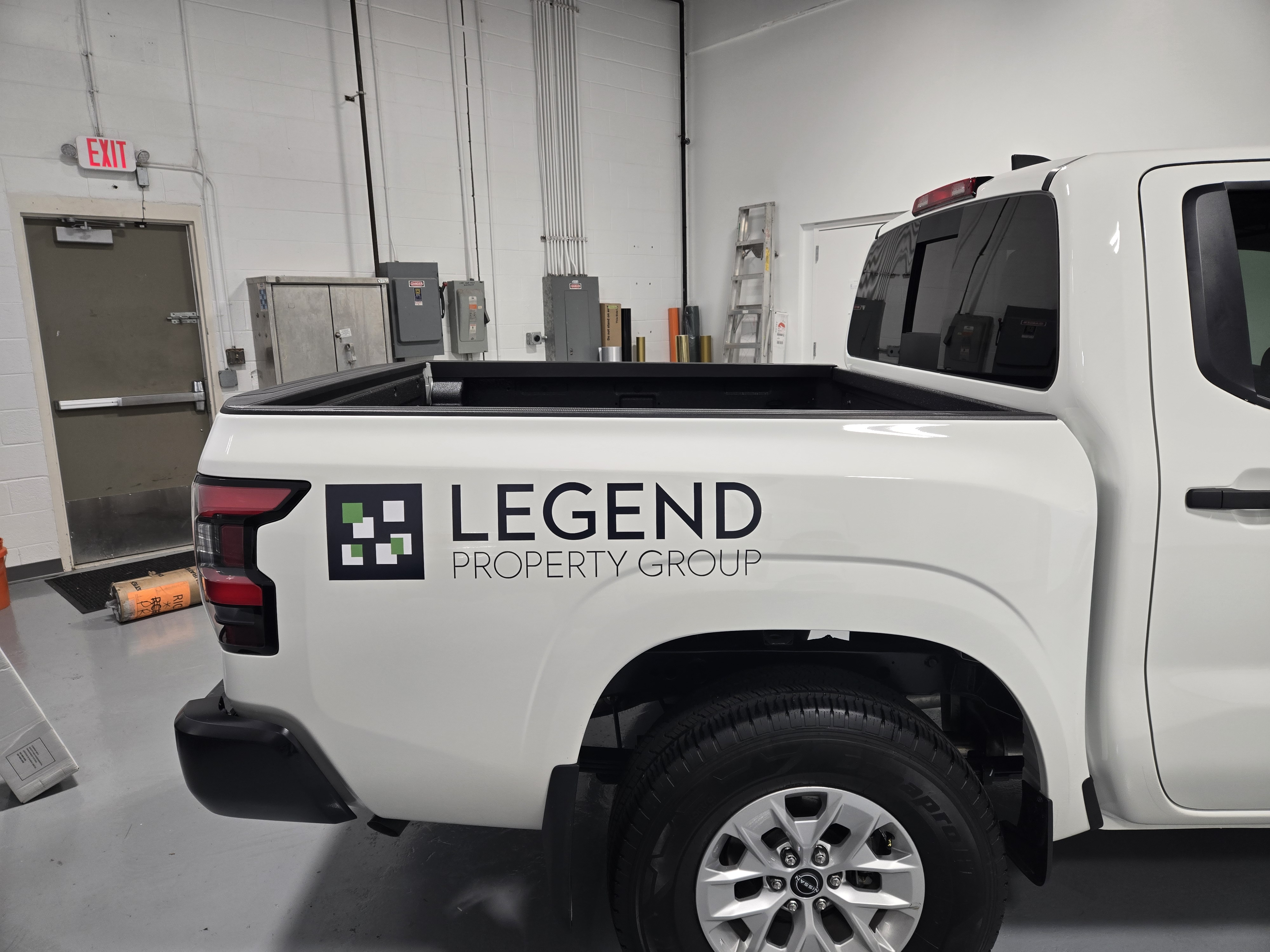Legend Property Group truck graphics