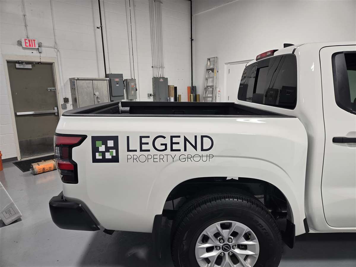 Legend Property Group truck graphics