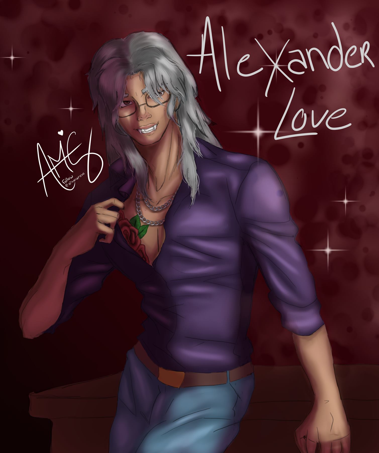 Alexander Love portrait illustration